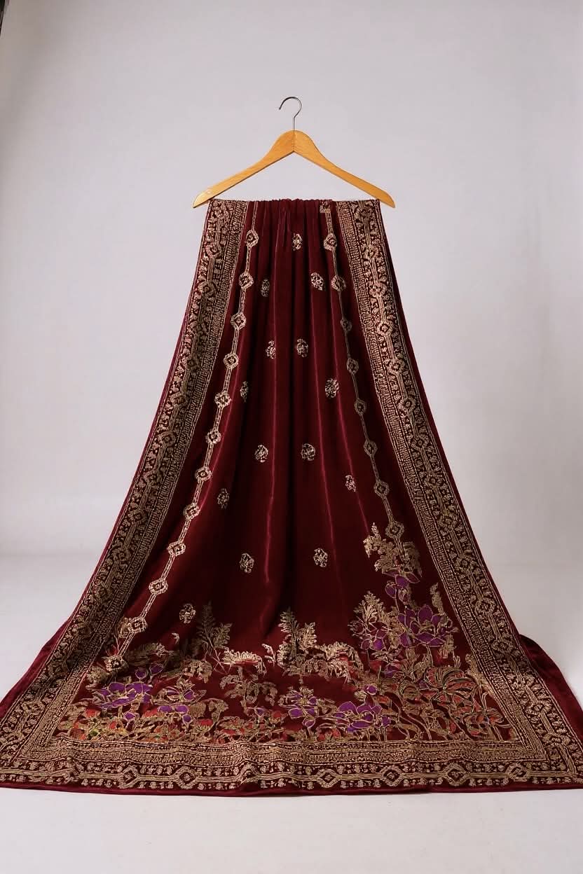 Luxury velvet Shawl