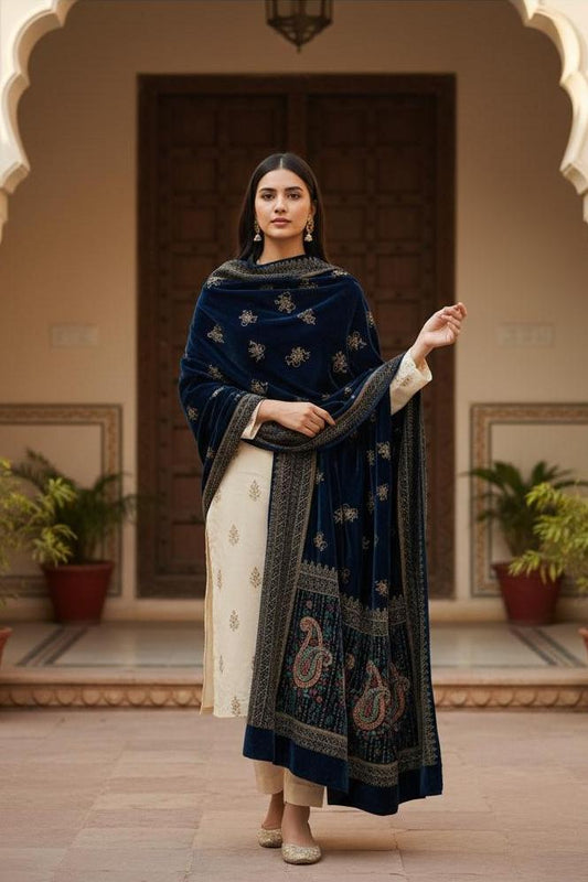 Luxury velvet Shawl