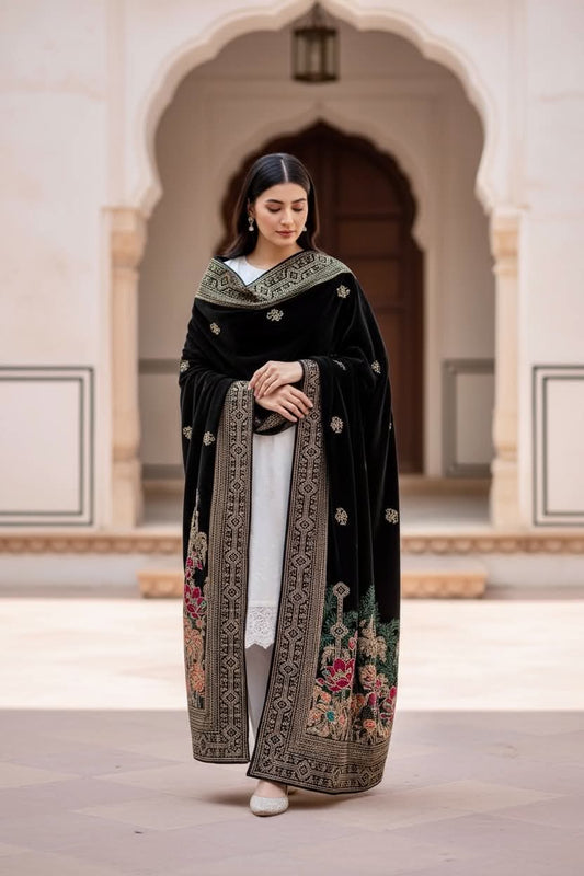 Luxury velvet Shawl